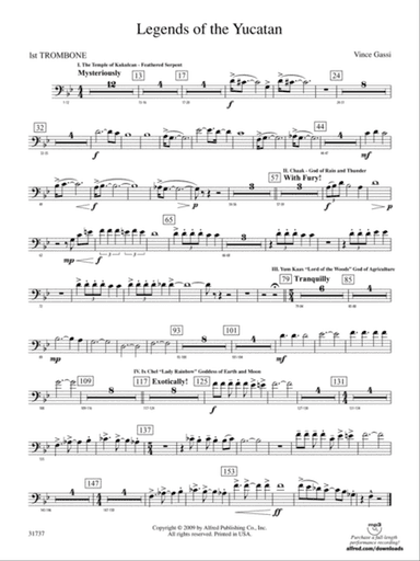 Legends of the Yucatan: 1st Trombone