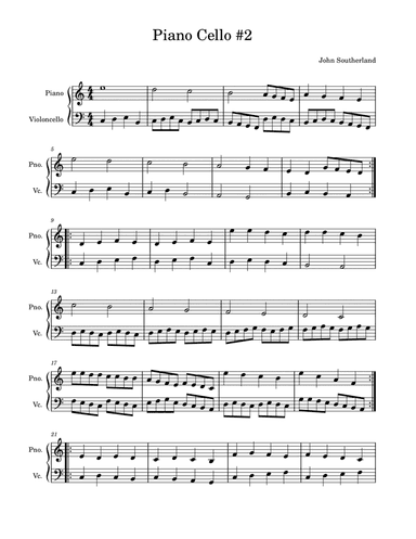 Piano Cello Musing #2