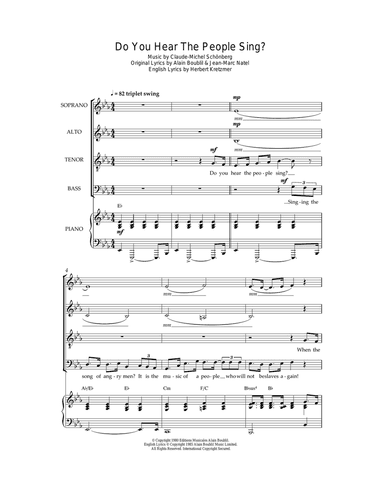 Do You Hear The People Sing? (from Les Miserables)