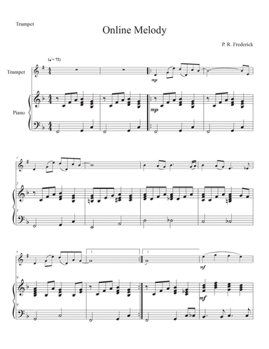 Online Melody (Trumpet Solo)
