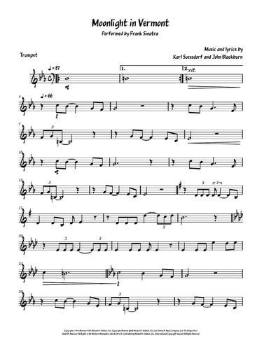 Moonlight In Vermont