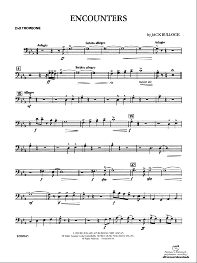 Encounters: 2nd Trombone