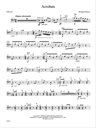 Acrobats: Cello