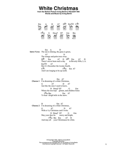 White Christmas (arr. Fred Sokolow)