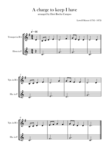 A charge to keep I have