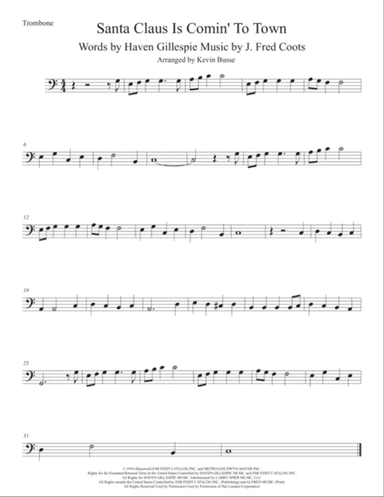 Santa Claus Is Comin' To Town