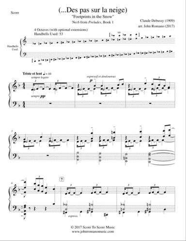 Footprints In The Snow (Handbells)