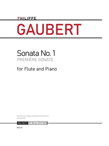 Sonata No. 1 (Premiere Sonate) for Flute and Piano