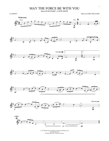 May The Force Be With You (from Star Wars: A New Hope)