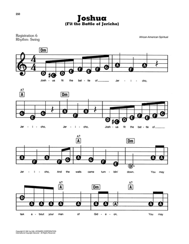 Joshua (Fit The Battle Of Jericho)
