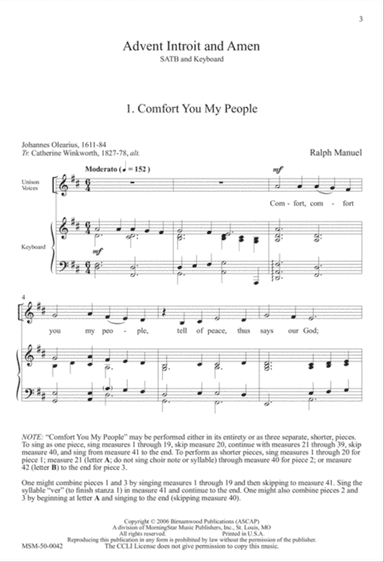 Advent Introit and Amen (Downloadable)
