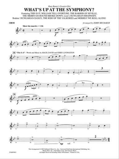 What's Up at the Symphony? (Bugs Bunny's Greatest Hits): Oboe