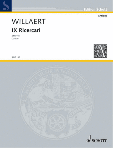 IX Ricercari
