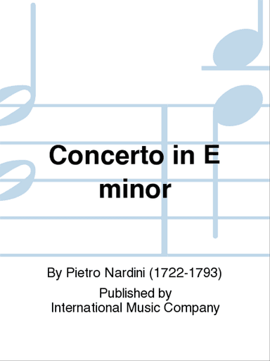 Concerto In E Minor