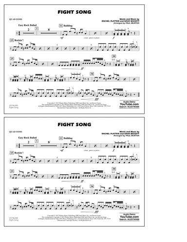 Fight Song (arr. Paul Murtha) - Quad Toms