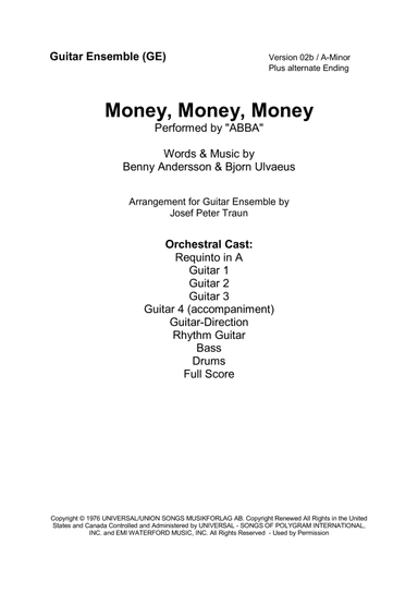 Money, Money, Money