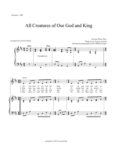 All Creatures of Our God and King