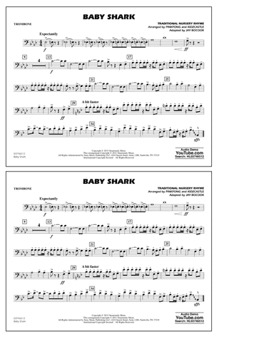 Baby Shark (arr. Jay Bocook) - Trombone