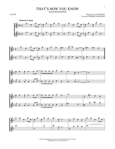 That's How You Know (from Enchanted)