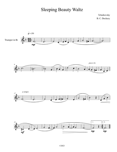 Sleeping Beauty Waltz (Trumpet Solo)