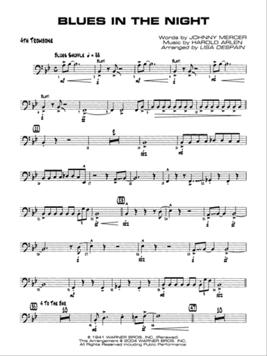 Blues in the Night: 4th Trombone