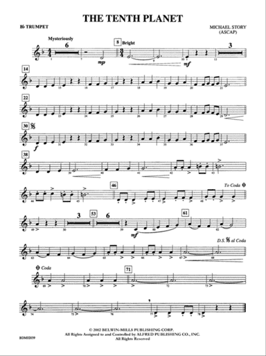 The Tenth Planet: 1st B-flat Trumpet