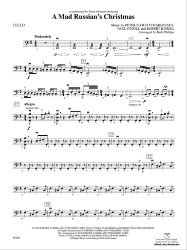 A Mad Russian's Christmas: Cello