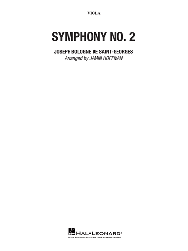 Symphony No. 2 (arr. Jamin Hoffman) - Viola