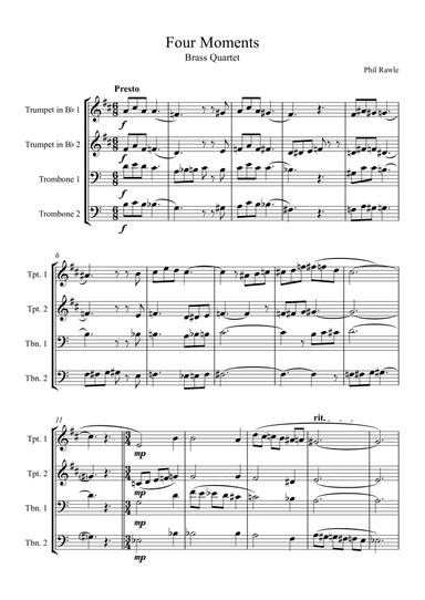 Four Moments - Brass Quartet