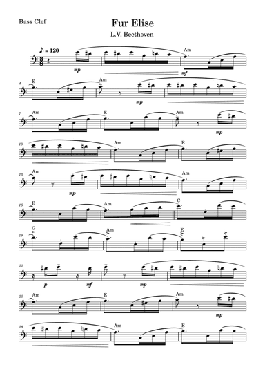 For Elise (Beethoven)