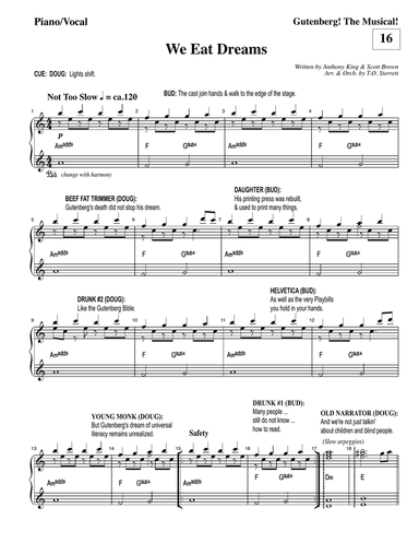 16 We Eat Dreams 2020 Full Score