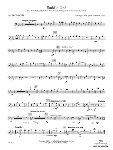 Saddle Up!: 2nd Trombone