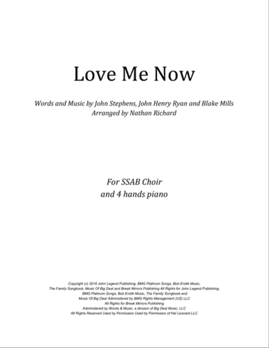 Love Me Now
