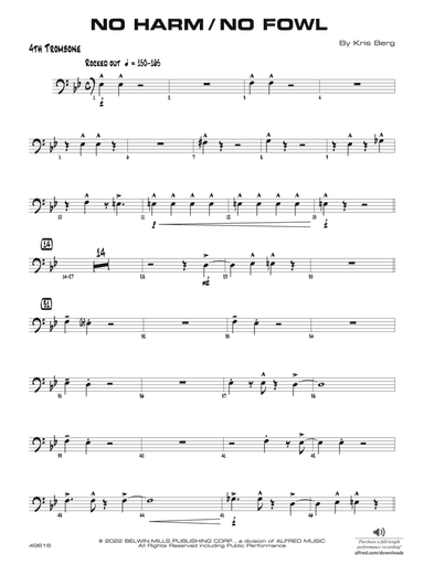 No Harm / No Fowl: 4th Trombone