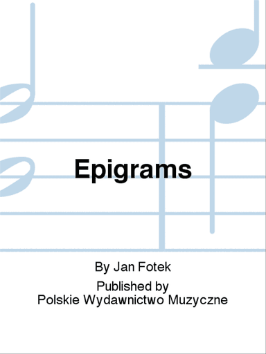 Epigrams
