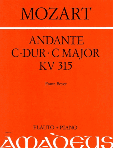 Andante C major KV 315