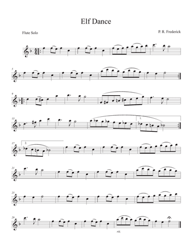 Elf Dance (Flute Solo)