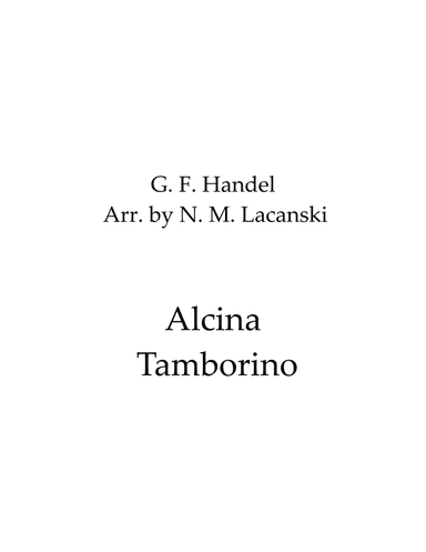 Alcina Tamborino