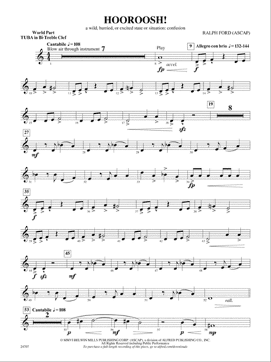 Hooroosh!: (wp) B-flat Tuba T.C.