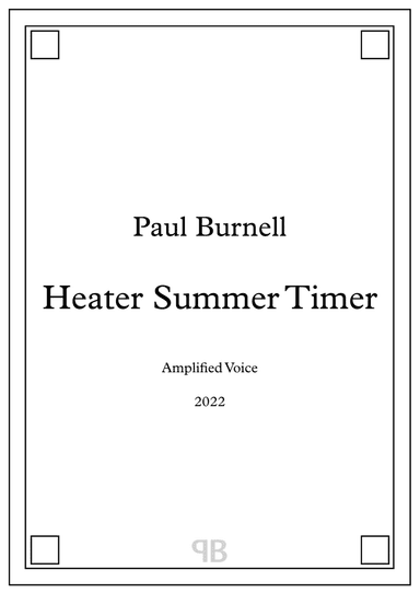 Heater Summer Timer, for amplified voice