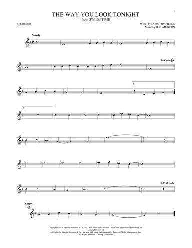 The Way You Look Tonight