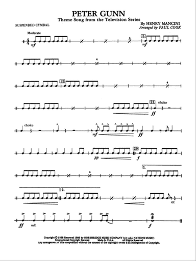 Peter Gunn: Cymbals