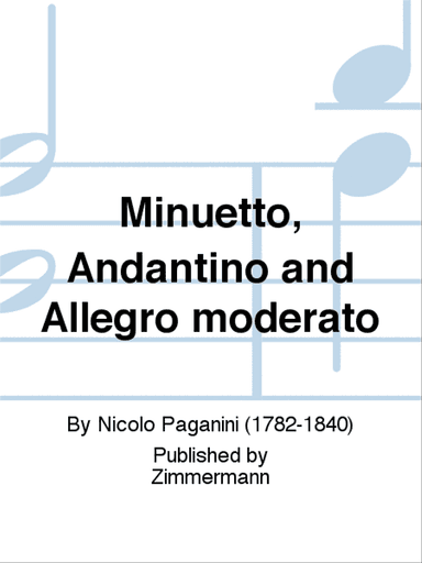 Minuetto, Andantino and Allegro moderato