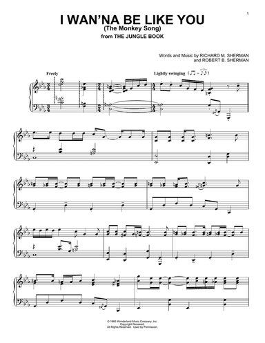 I Wan'na Be Like You (The Monkey Song) (from The Jungle Book)