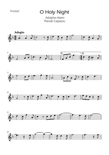 O Holy Night - Trumpet Solo