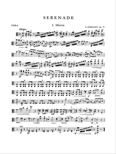 Dohnányi: Serenade, Op. 10