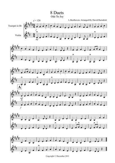 8 Duets for Trumpet and Violin