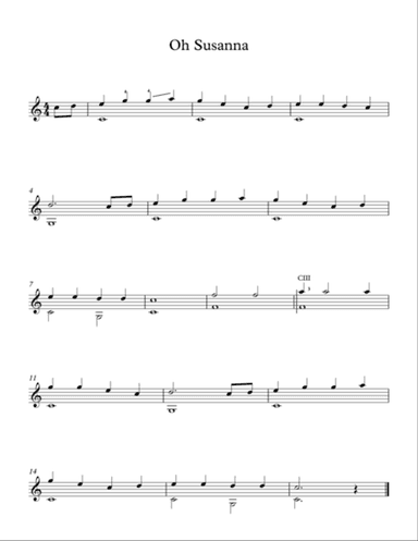 Oh Susanna - American Traditional song