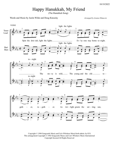 Happy Hanukkah, My Friend (the Hanukkah Song)