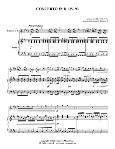 Concerto in D, RV. 93